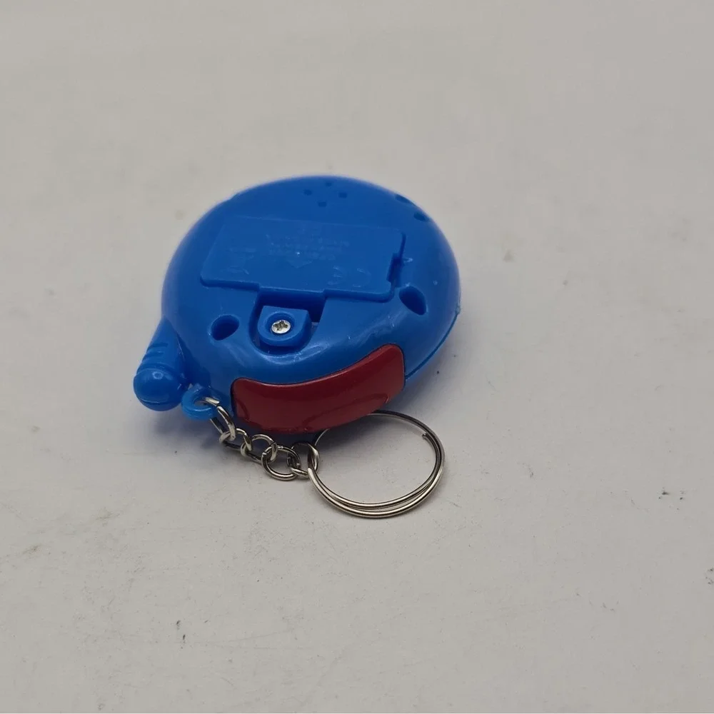 Blue Virtual Pet Electronic Keychain Toy Handheld Game, Tamagotchi UNTESTED